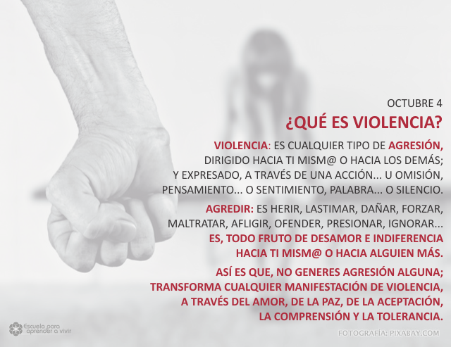 ¿Qué es violencia?